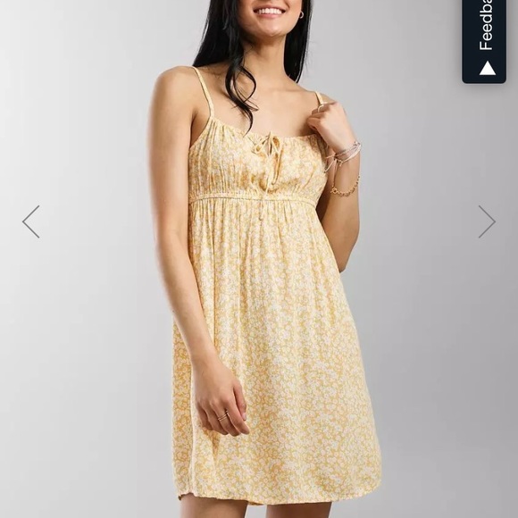 Billabong Feelin Blue Mini Dress - Picture 1 of 16